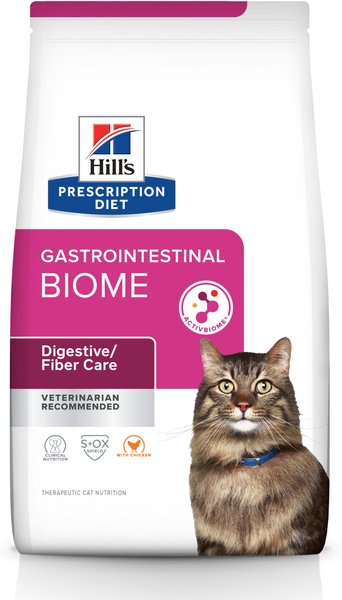 Hill's Prescription Diet Gastrointestinal Biome with Chicken Dry Cat Food, 8.5-lb bag slide 1 of 11