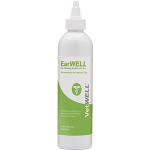 VetWELL EarWELL Otic Cleansing Solution with Aloe Cucumber Melon Scent Dog & Cat Ear Solution, 8-oz bottle