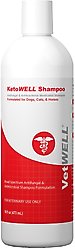 VetWELL KetoWell Antiseptic Dog, Cat & Horse Shampoo, 16-oz bottle
