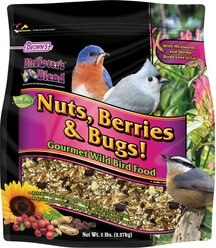 Brown's Bird Lover's Blend Nuts, Berries & Bugs! Gourmet Wild Bird Food, 5-lb bag
