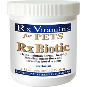 Rx Vitamins Rx Biotic Powder Digestive Supplement for Cats & Dogs, 2.12-oz bottle