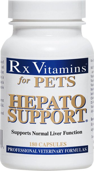 Rx Vitamins Hepato Support Liver Supplement for Cats & Dogs, 180 count slide 1 of 3