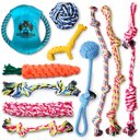 Pacific Pups Rescue Assorted Rope Dog Toys, 11 count