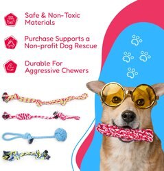 Pacific Pups Rescue Assorted Rope Dog Toys, 11 count slide 2 of 9