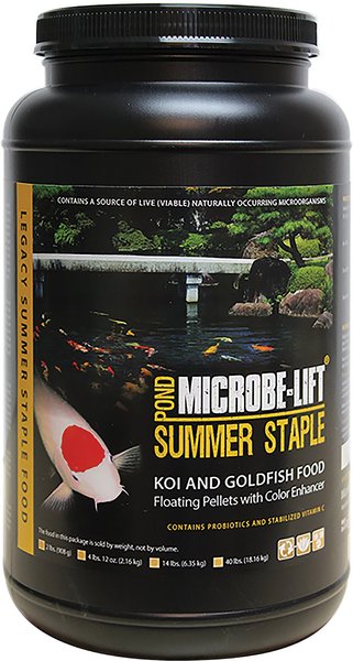 MICROBE-LIFT Legacy Summer Staple Floating Pellets with Color