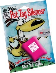 Quiet Spot Pet Tag Silencer, Pink