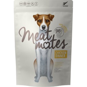 Meat Mates Chicken Dinner Grain-Free Freeze-Dried Dog Food, 3.3-lb bag