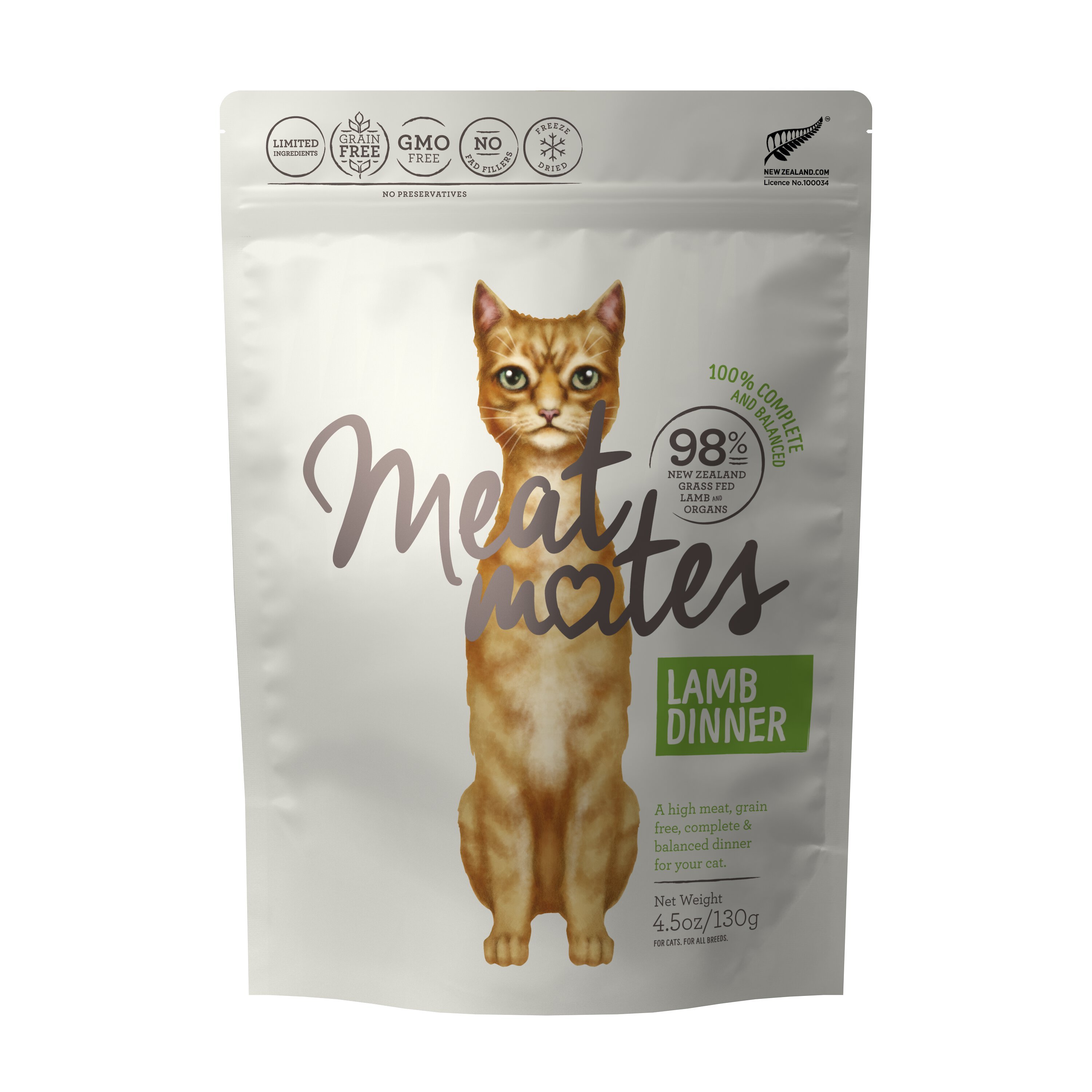 MEAT MATES Lamb Dinner Grain Free Freeze Dried Cat Food reviews