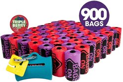 Bags on Board Odor Control Triple Berry Scent Dog Poop Bags & Dispenser, 900 Count slide 2 of 9