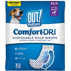 Out pet care disposable female store dog diapers