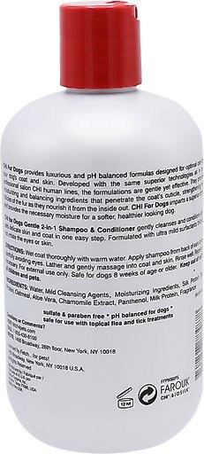 CHI Gentle 2 in1 Dog Shampoo & Conditioner, 16 -oz bottle