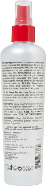 CHI Deodorizing Dog Spray 8 fl oz bottle Chewy