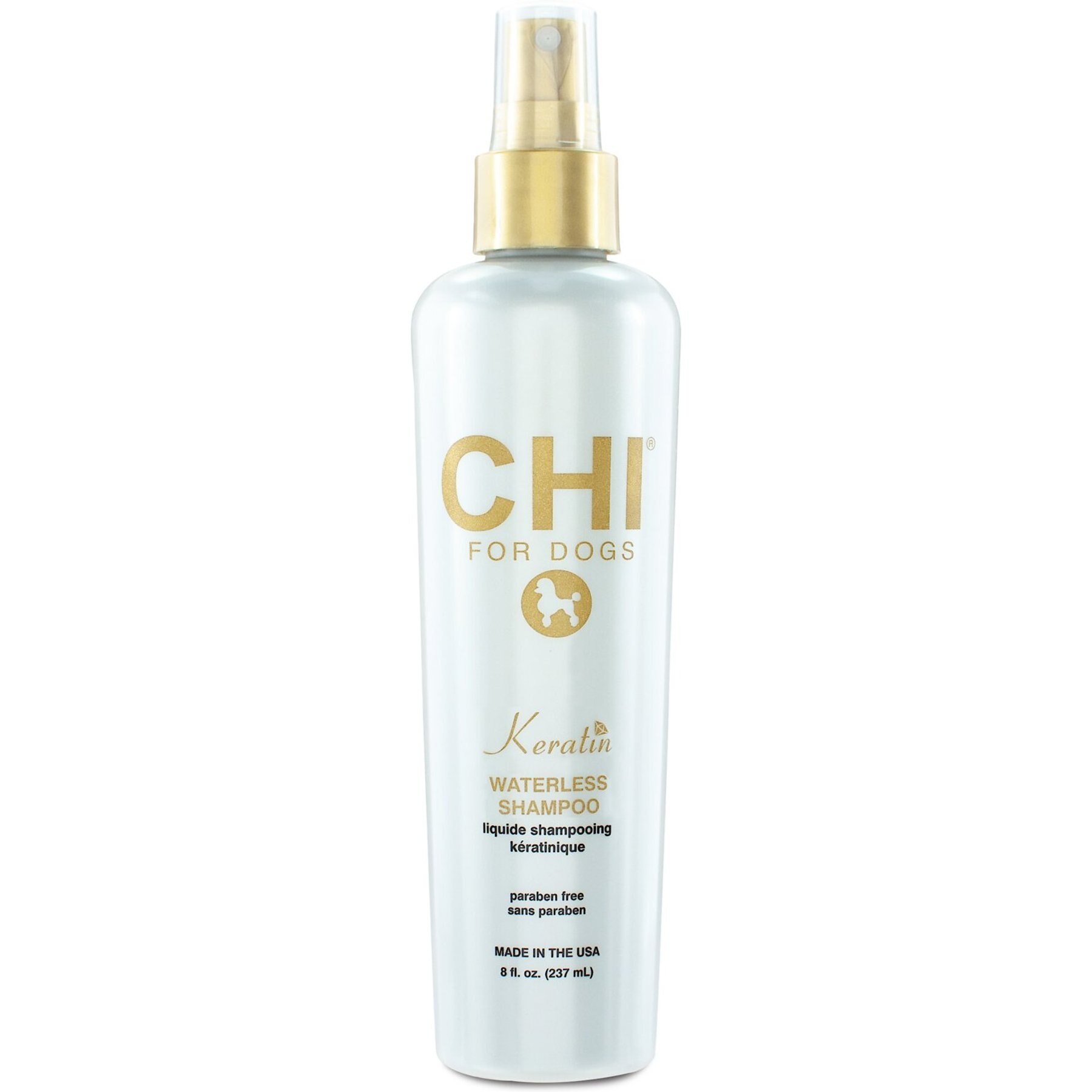 Discontinued CHI Keratin Waterless Dog Shampoo, 8oz bottle