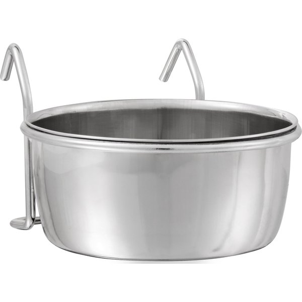 ETHICAL PET Stainless Steel Coop Cup Wire Hanger Kennel Pet Bowl, 2.5 ...