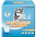 All-Absorb Disposable Male Dog Wraps, Large: 25 to 32-in waist, 50 count