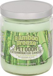 Pet Odor Exterminator Bamboo Breeze Deodorizing Candle Jar, 13-oz jar