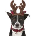 Frisco Holiday Antler Headband & Bell Collar Dog & Cat Costume, Medium/Large