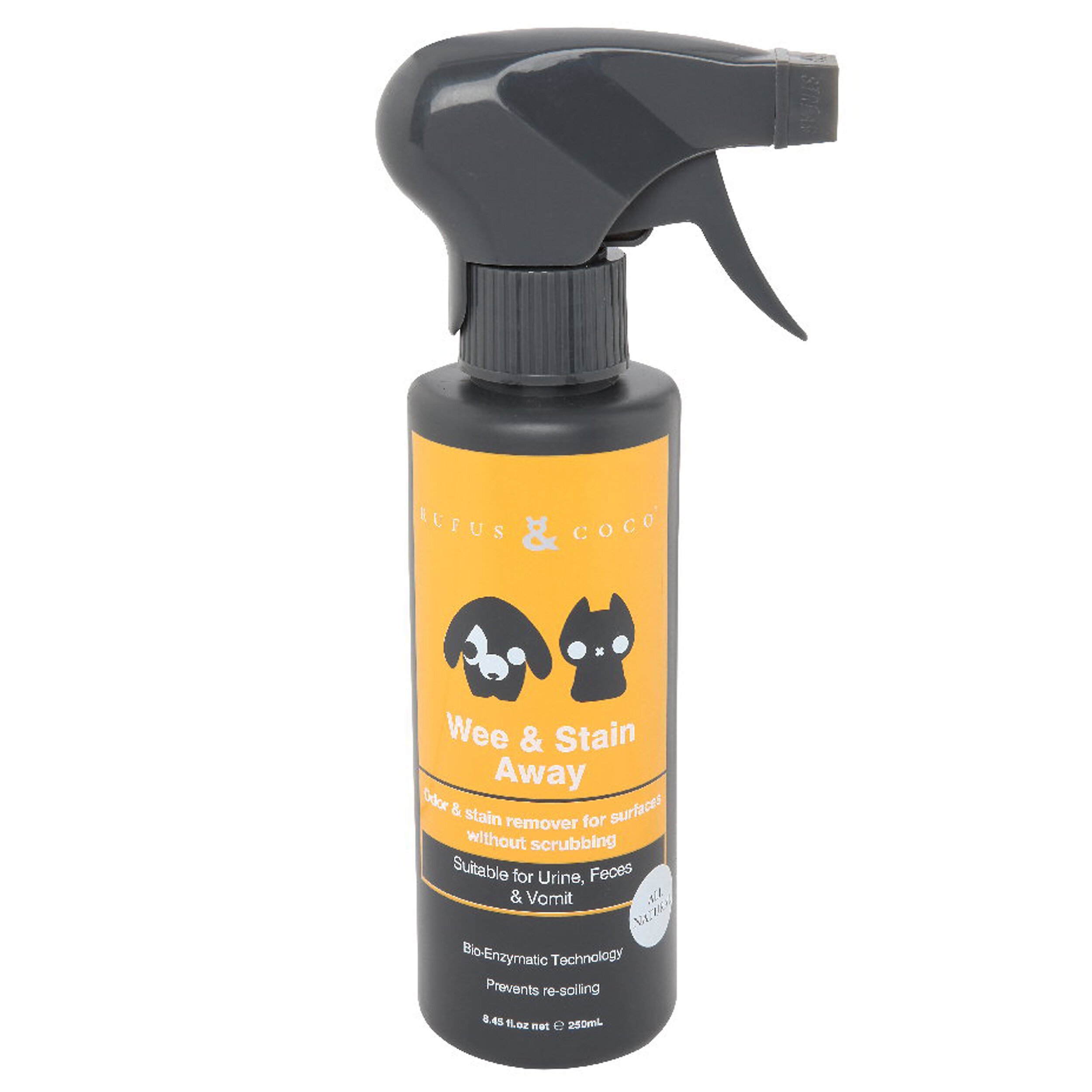 Wee Away X2 Concentrated Urine Stain & Odor Remover Citrus Scented Bio-Enzymatic Cleaner for Dogs