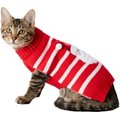 Frisco Striped Santa Dog & Cat Christmas Sweater, Small