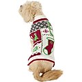 Frisco Grandma's Holiday Patchwork Dog & Cat Christmas Sweater, Medium