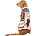 Frisco Grandma's Holiday Patchwork Dog & Cat Christmas Sweater, Large