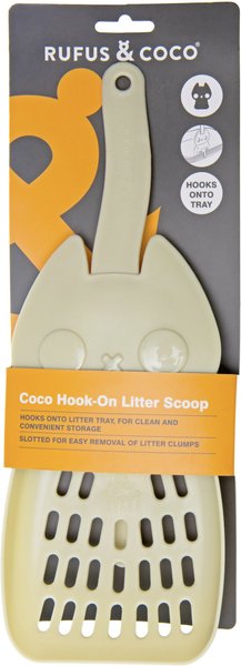 Rufus & Coco Hook-On Litter Scoop, Cream slide 1 of 3