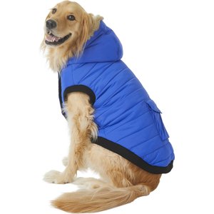 Frisco Anchorage Insulated Dog & Cat Parka, Blue, XX-Large