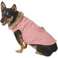 Frisco Aspen Insulated Quilted Dog & Cat Jacket with Bow, Large