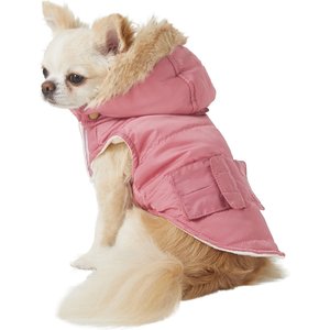 Frisco Portland Insulated Dog & Cat Parka, Dusty Pink, X-Small