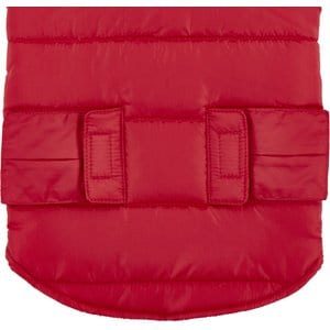 Frisco Mid-Heavyweight Portland Insulated Dog & Cat Parka, Crimson, Small