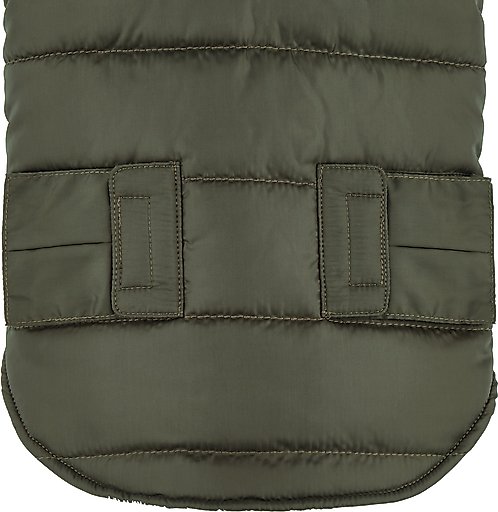 Frisco Mid-Heavyweight Portland Insulated Dog & Cat Parka, Olive, Medium