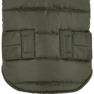 Frisco Mid-Heavyweight Portland Insulated Dog & Cat Parka, Olive, Medium