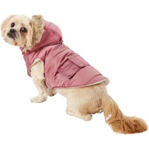 Frisco Portland Insulated Dog & Cat Parka, Dusty Pink, Medium