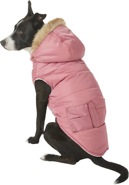 Frisco Portland Insulated Dog & Cat Parka, Dusty Pink, X-Large slide 1 of 9