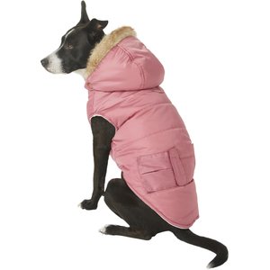 Frisco Portland Insulated Dog & Cat Parka, Dusty Pink, X-Large