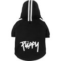 Frisco Püppy Dog & Cat Athletic Hoodie, Black, Medium