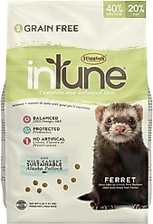 Higgins inTune Complete & Balanced Diet Grain-Free Ferret Food, 4-lb bag