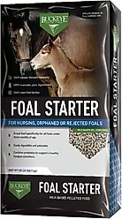 Buckeye Nutrition Foal Starter Milk-Based Pelleted Horse Feed, 50-lb bag