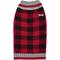 Show in main carousel: Frisco Buffalo Plaid Dog & Cat Sweater, Red, X-Large slide 3 of 9
