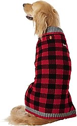 Frisco Buffalo Plaid Dog & Cat Sweater, Red, XX-Large