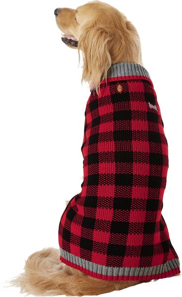 Frisco Buffalo Plaid Dog & Cat Sweater, XX-Large slide 1 of 8