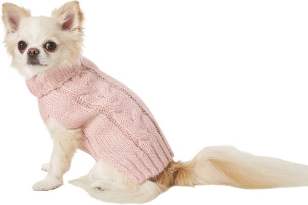 Frisco Ultra-Soft Marled Dog & Cat Sweater, Pink, X-Small slide 1 of 7