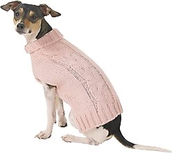 Frisco Ultra-Soft Marled Dog & Cat Sweater, Pink, Small