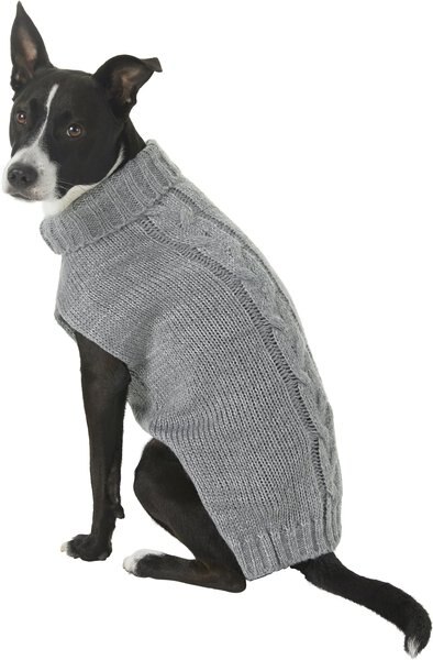 Frisco Ultra-Soft Marled Dog & Cat Sweater, Gray, X-Large slide 1 of 7