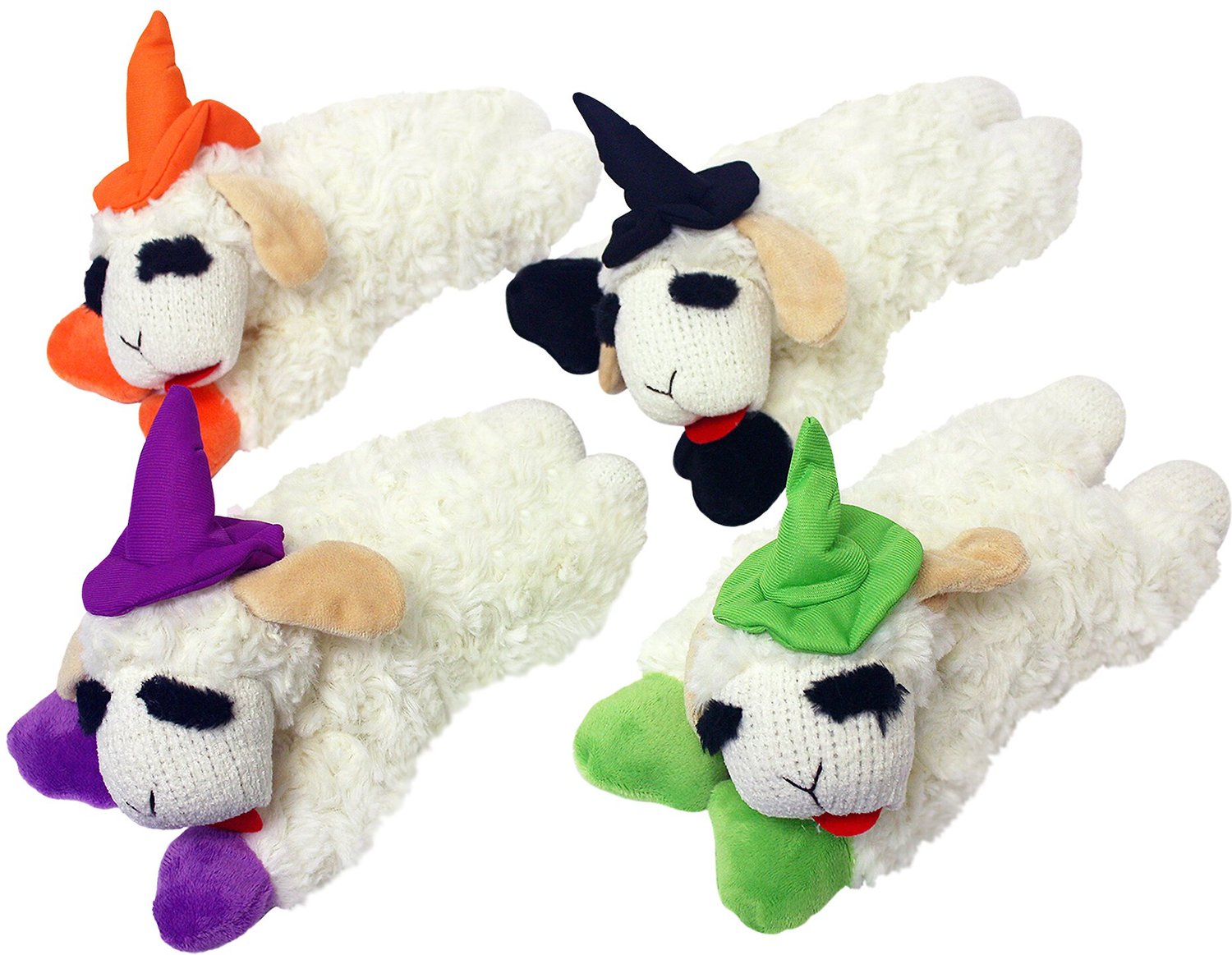 holiday lamb chop dog toy