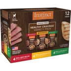 Instinct Healthy Cravings Grain-Free Cuts & Gravy Recipe Variety Pack Wet Dog Food Topper, 3-oz pouch, case of 12