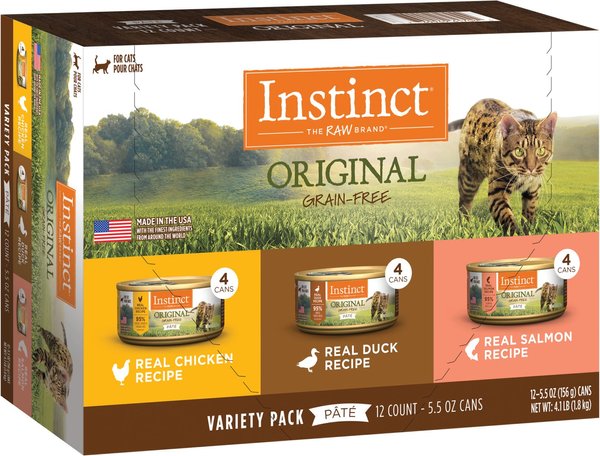 Instinct by Nature's Variety Grain-Free Variety Grain-Free Pack Canned Cat Food