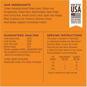 Instinct Freeze-Dried Raw Boost Mixers Grain-Free Digestive Health Recipe Cat Food Topper, 5.5-oz bag
