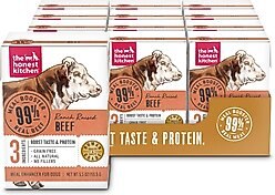 The Honest Kitchen Meal Booster 99% Beef Wet Dog Food Topper, 5.5-oz, case of 12