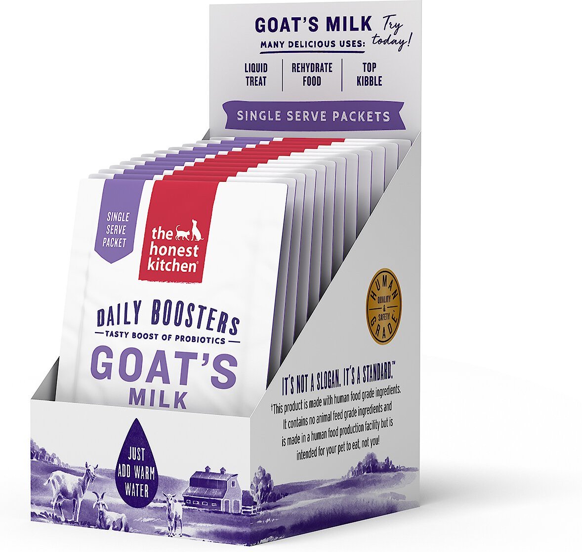 Honest kitchen hot sale goat milk